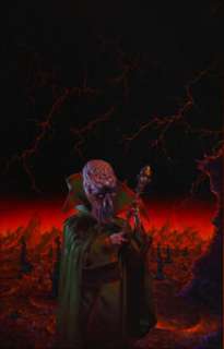 Fred Fields Mind Flayer TSR Module Cover Original Art (1992). This magnificently detailed piece has an -