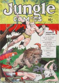Murphy Anderson Jungle Comics #1 Kaanga Cover Re-Creation Original Art (undated). As a tribute to his artistic -