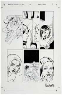 Georges Jeanty and Andy Owens Buffy the Vampire Slayer Season Eight #12 Page 8 Original Art (Dark Horse, 2008). -