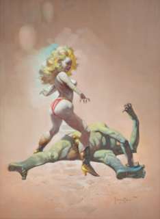 Frank Frazetta The Countess and the Green Man Painting Original Art (1989). Frank Frazetta needs no - | Heritage