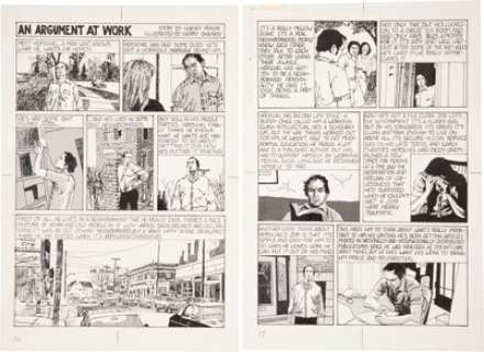 Harvey Pekar and Gerry Shamray American Splendor #4 Complete 11-page Story "An Argument at Work" -