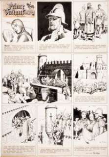 Hal Foster Prince Valiant Sunday Comic Strip #723 Original Art dated 12-17-50 (King Features Syndicate, 1950). - | Heritage