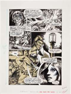 Stephen Hickman Vampirella #13 "From Death‘s Dark Corner" page 3 Original Art (Warren, 1971). This -