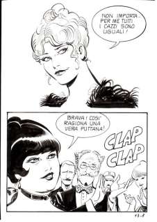 Leone Frollo | Casino n. 13 - Leone Frollo - Tavola Originale "la millesima volta" - Page volante - Exemplaire unique - (1986) | Catawiki