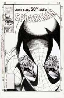 Tom Lyle Spider-Man #50 Cover Original Art (Marvel, 1994). The son of Kraven the Hunter has come for the -