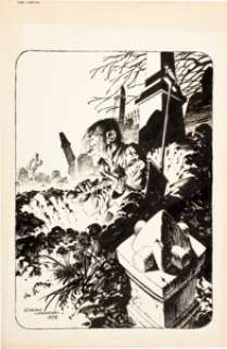 Bernie Wrightson The Monsters: Color the Creature Ghoul Book Illustration Original Art (Phil Seuling, - | Heritage