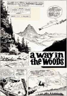 Luis Bermejo Creepy #85 Complete 10-Page Story "A Way in the Woods" Original Art (Warren, 1977). In -