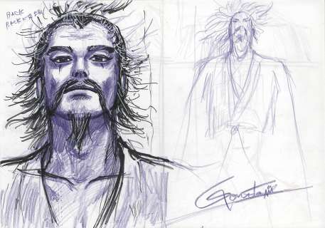 Kinta Wang Hand-Drawn Color Illustration "Souten Kouro" | Mandarake (Big Web)