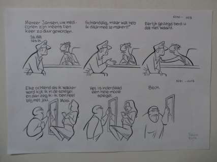 Kolk, Hanco | Hanco Kolk - 2 Originele stroken - S1ngle - 5290/91 - Formaat: 29,7 x 21 cm. - (2020) | Catawiki