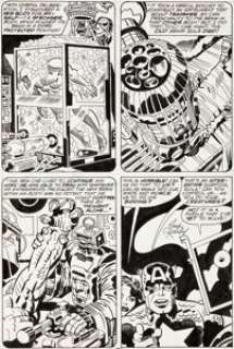 Jack Kirby and Frank Giacoia Captain America #209 Arnim Zola Page 22 Original Art (Marvel, 1977). The -