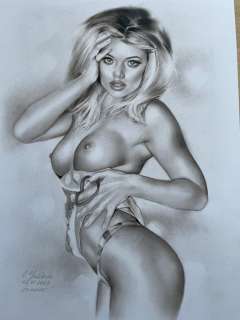 Juliana Ovsyanka | Ovsyanka, Juliana - Signed original piece - ‘Fleshly’ Formaat: 29 x 42 cm. | Catawiki