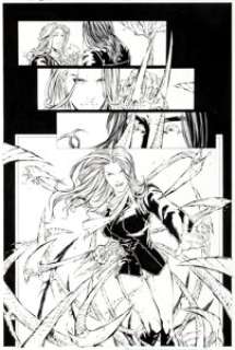 Francis Manapul and Duy Truong (as D-Tron) Witchblade #53 Page 19 Original Art (Image, 2002). A wonderful -