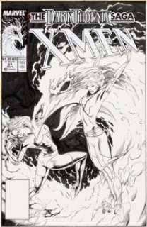 Steve Lightle Classic X-Men #37 Cover Phoenix Original Art (Marvel, 1989). This original cover was designed -