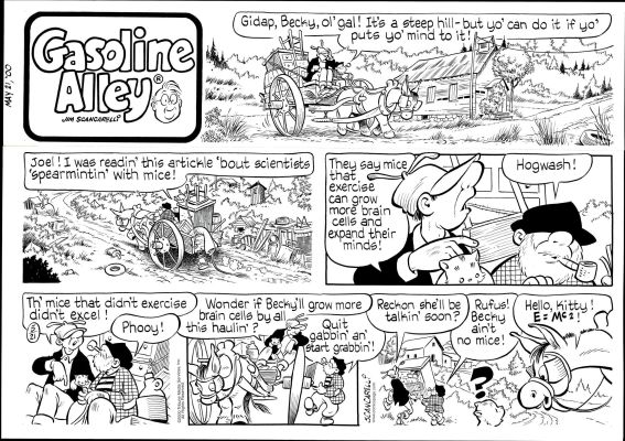 Scancarelli-Gasoline Alley- Original Sunday Page-(2000) | Russ Cochran