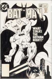 Ernie Colon and Dick Giordano Batman #351 Cover Original Art (DC, 1982). A great vampire Batman cover by a -