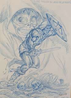 Bernardo Serrat | He-man - Dessin Original He-Man et Skeletor Masters of Universe | Catawiki