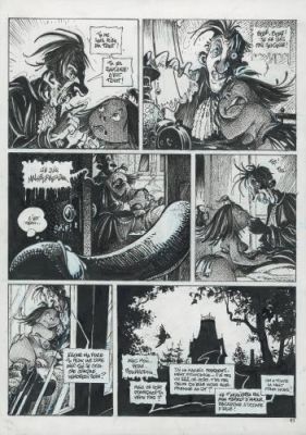 Régis Loisel | La Dernière Maison Juste Avant la Forêt, planche 49 | Galerie 9ème Art