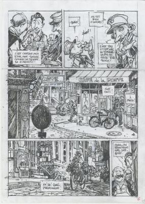 Régis Loisel | Recherche de la planche N°6 | Galerie 9ème Art