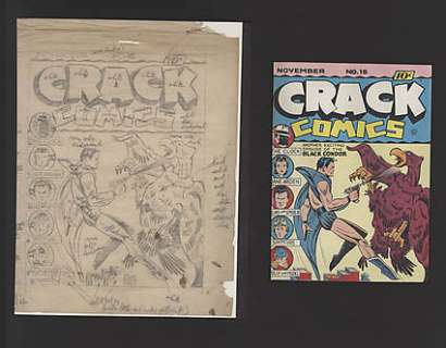 CRACK COMICS Issue #18 Cover