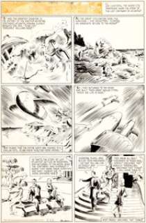 Phil Davis Mandrake Sunday Comic Strip Original Art dated 6-26-38 (King Features Syndicate, 1938). Mandrake -