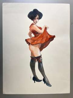 Corboz, Yannick | Corboz, Yannick - Dessin original couleur - L’assassin qu’elle mérite - Léna - (2012) | Catawiki