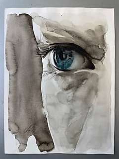 De Metter, Christian - De Metter, Christian - Dessin original couleur - Regard