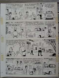 Pom (Jozef Van Hove) | Pom (Jozef van Hove) - Originele pagina - Piet Pienter en Bert Bibber 9 - Buldaarse Rhapsodie - (1958) | Catawiki