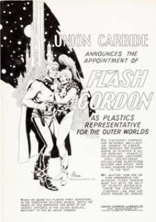 Al Williamson - Flash Gordon Union Carbide Magazine Ad Introduction Page Original Art (King Features, - | Heritage