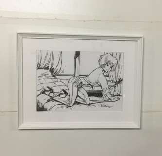 François Walthéry | Walthéry, François - Dessin original - Natacha en jeans - (1986) | Catawiki