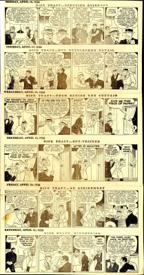 Gould- Dick Tracy Daily Proof Sheet (1934) | Russ Cochran