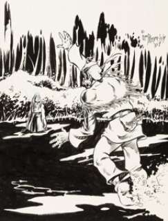 William Messner-Loebs Journey: The Adventures of Wolverine MacAlistaire #26 Cover Original Art -