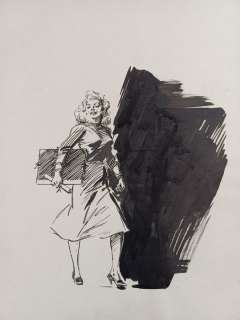 Albertarelli, Rino | Albertarelli, Rino - Illustrazione Originale "Marilyn Monroe" | Catawiki