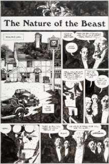 Mike Mignola Dark Horse Presents #151 Hellboy Story Page 1 Original Art (Dark Horse, 2000). A group of -