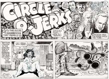 Robert Crumb, Gilbert Shelton, & Others - Zap Comix #15 Complete 4-Page Story Original Art (Last Gasp, 2005).