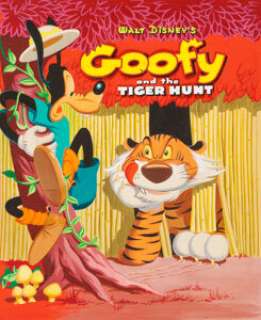 Samuel Armstrong Goofy and the Tiger Hunt Cover Original Art (Whitman, 1954).... | Heritage