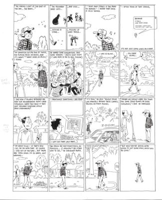 Kevin Huizenga | Cartoline de a Fielder - 2 | Athenaeum Comic Art