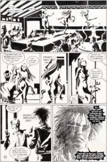 Jill Thompson and Vince Locke Sandman V2#45 Story Page 17 Original Art (DC/Vertigo, 1993)....