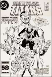 Chuck Patton and Mike DeCarlo Tales of the Teen Titans #56 Cover Original Art (DC, 1985). The story - | Heritage
