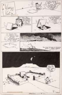 George Herriman Krazy Kat Sunday page du 7 mars 1937 (King Features Syndicate, 1937).... | Heritage