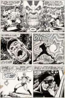 Jim Starlin and Al Milgrom Captain Marvel #30 Story Page 17 Original Art (Marvel, 1974).... | Heritage