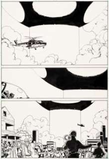 Moebius (Jean Giraud) Silver Surfer #1 Story Page 7 Original Art (Marvel, 1988).... | Heritage