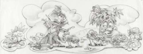 McDonaldland Mayor McCheese and Apple Pie Tree Picture/Profile Original Art by Wes Cook (McDonald’s/Setmakers, 1980).... | Heritage