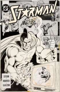  - Dave Hoover Starman #26 Cover Original Art (DC Comics, 1990)....
