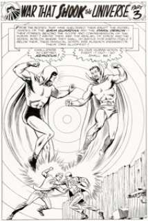 Murphy Anderson Showcase #60 The Spectre Part 3 "War That Shook the Universe!" Original Art - | Heritage