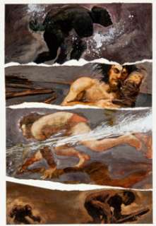 Kent Williams Havok and Wolverine - Meltdown #4 Story Page 34 Original Art (Marvel, 1989)....