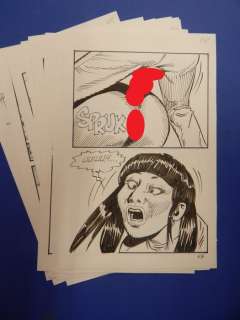 Bruno Marraffa | Erotismo - Bruno Marraffa - 11x Tavole Originali Erotiche - Page volante - Exemplaire unique - (1984/1986) | Catawiki