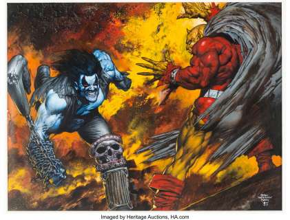 Glenn Fabry - Wizard Magazine #31 Cover and Poster Original Art (Wizard, 1994).