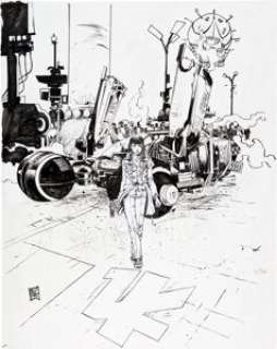 Paul Pope - Blade Runner 2019 Cover Original Art (Titan, 2019).