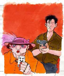 Tardi, Jacques | JEUX POUR MOURIR Couverture originale à l’encre de chine | Cornette de St Cyr