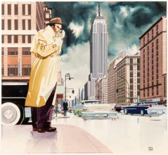 Daniel Torres - The Killing Man Couverture Originale (Playboy Magazine, December 1989). Daniel Torres The Killing Man Cover Original Art (Playboy Magazine, December 1989).